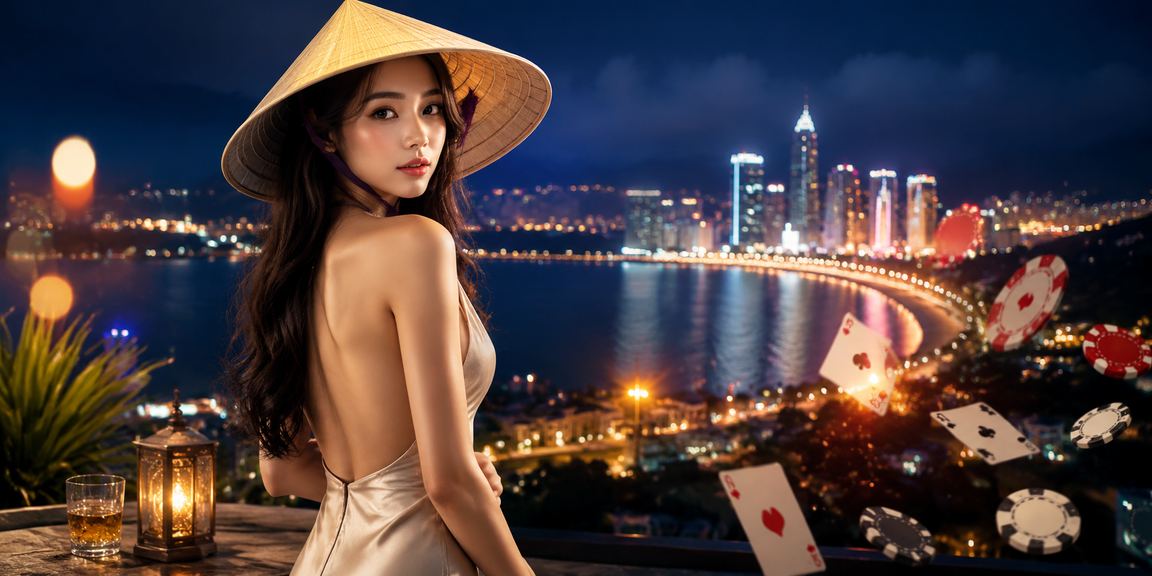 Người chơi bài với nón lá tại Đà Nẵng – không khí game bài truyền thống kết hợp hiện đại
